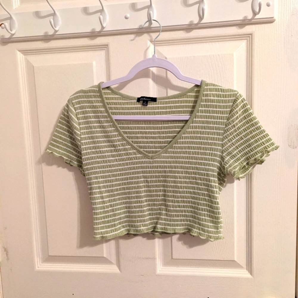 5/$20🩵 Ambiance Girl's Half Shirt